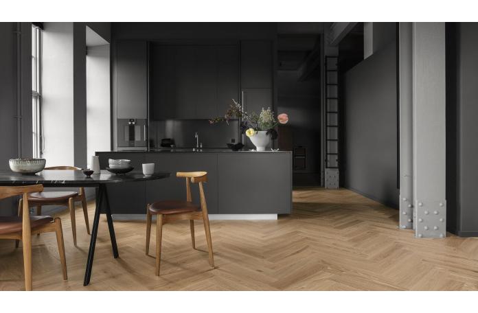 Трислоен паркет Oak Blonde Tarkett