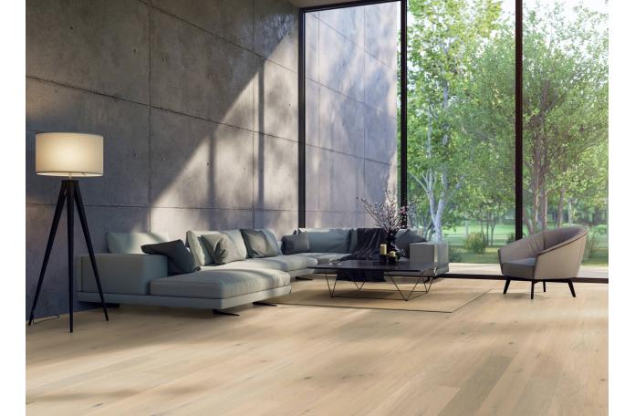 Трислоен паркет 548123 Oak Light White
