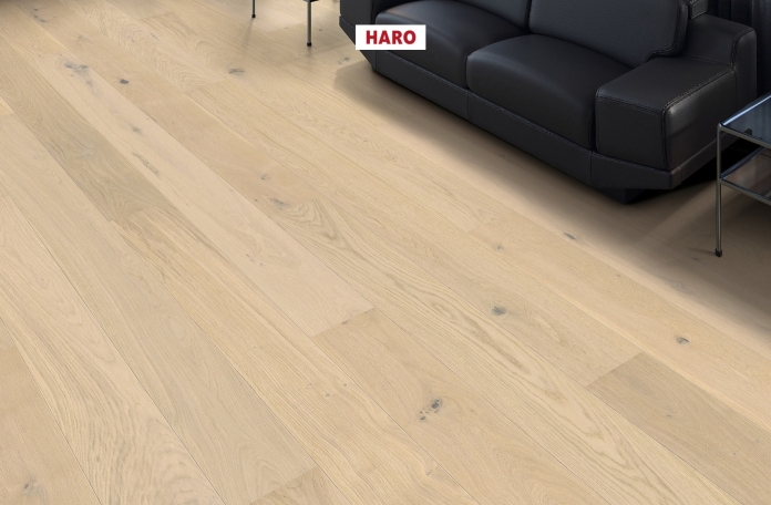 Трислоен паркет 548123 Oak Light White