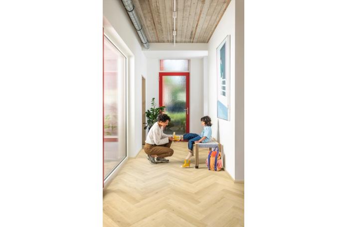 Ламиниран паркет Quick Step Дъб Джинджър IMD 8246 Herringbone